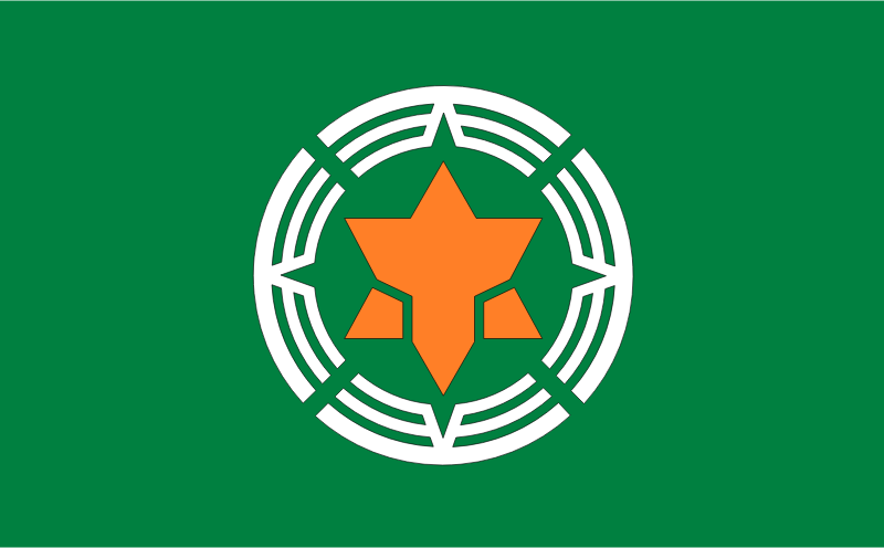 Flag of Teshio, Hokkaido