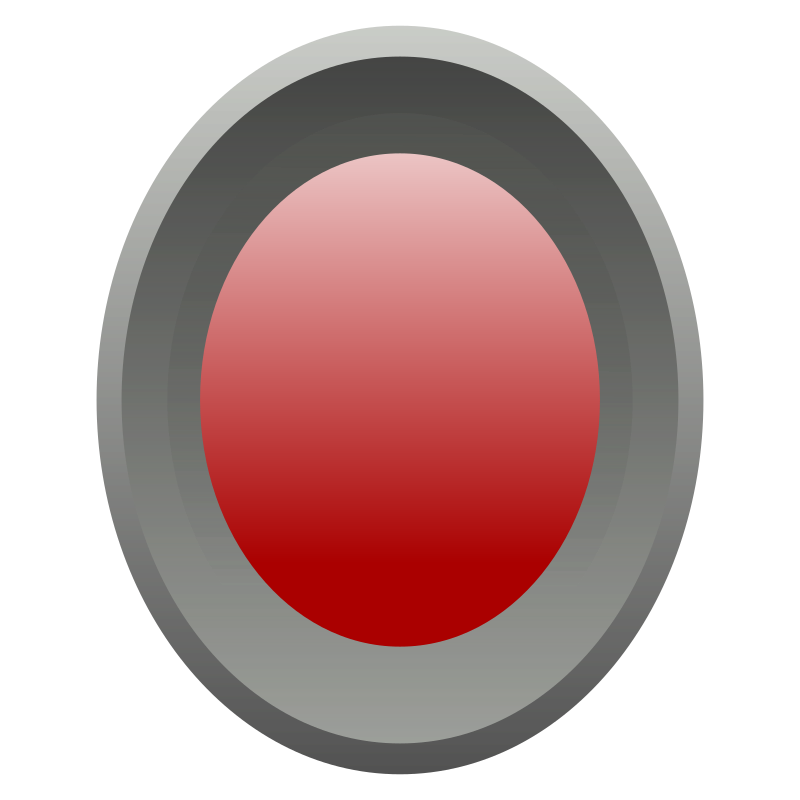 Gray and red button