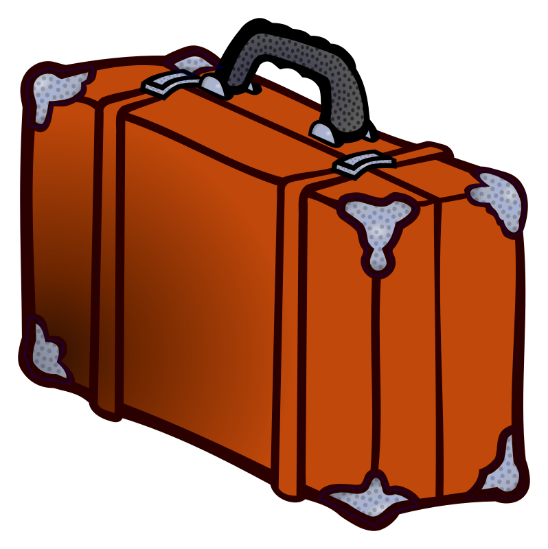 Suitcase Coloured Openclipart