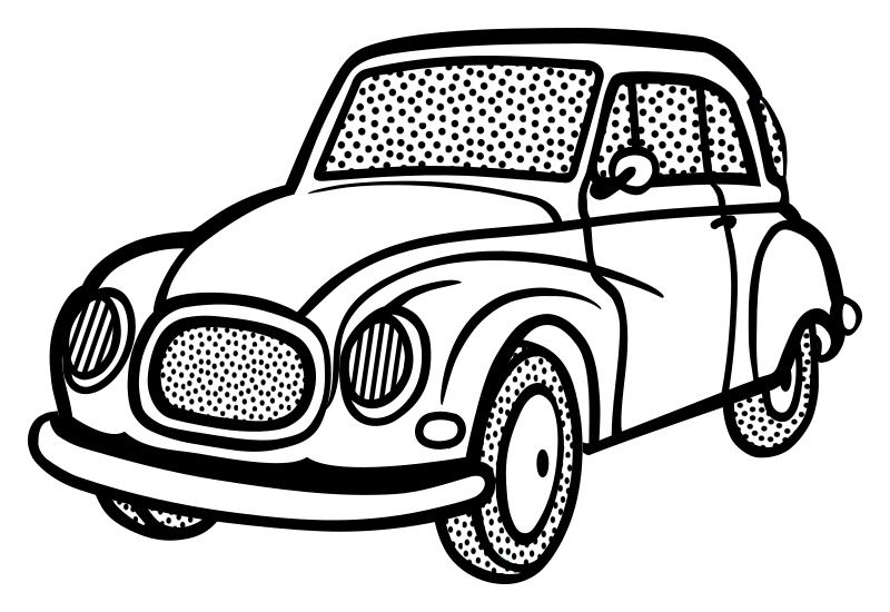 car - lineart