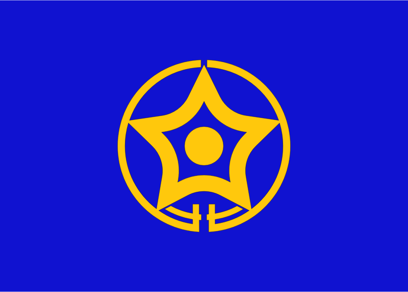 Flag of Shiranuka, Hokkaido