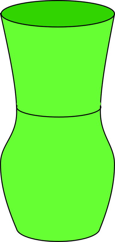 Neon Green Vase