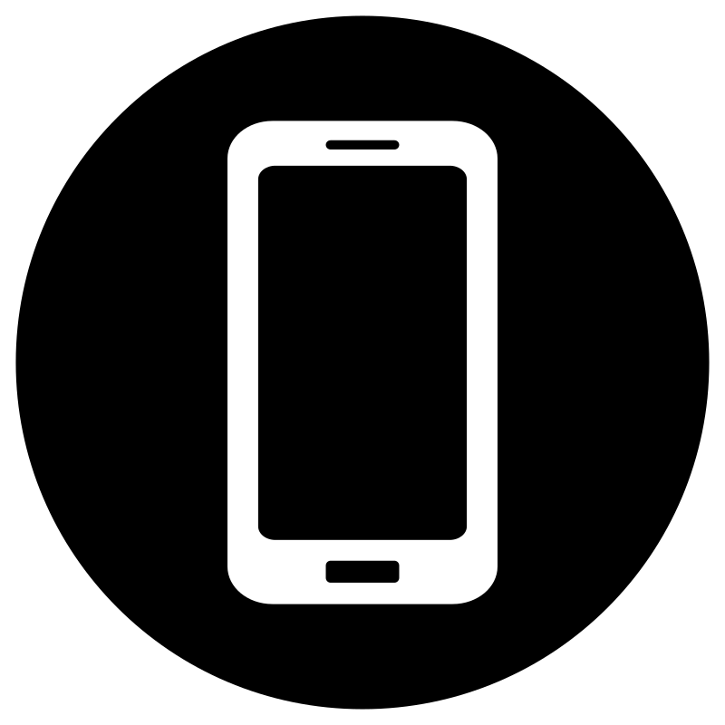 white phone icon