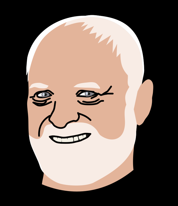 Hide the pain Harold - Openclipart