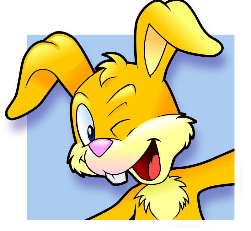 Playful bunny avatar