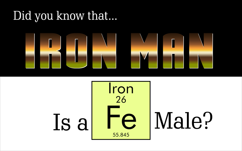 Iron Man Is A Fe-Male