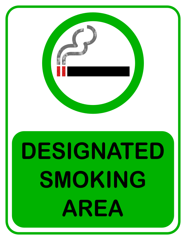 Designated Smoking Area