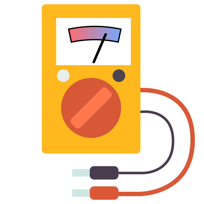 Multimeter flat design