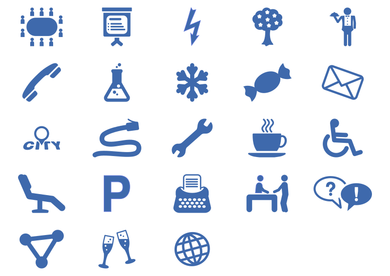 Office Services Icon Set