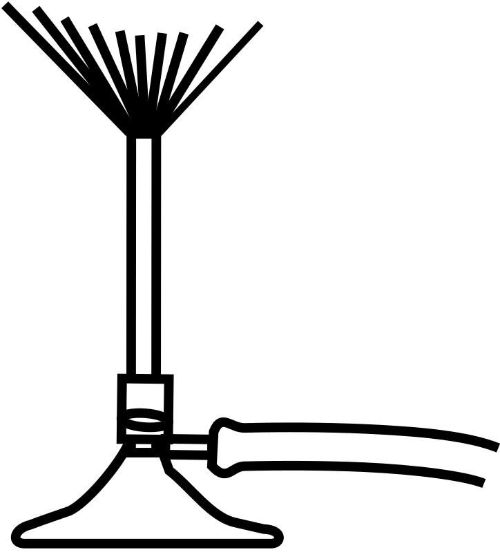 Bunsen Burner lineart