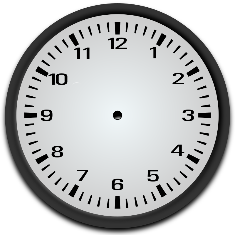 Blank Clock