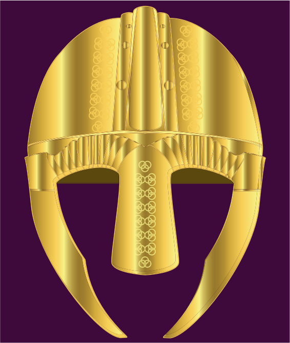 Helmet of gold with Celtic decoration