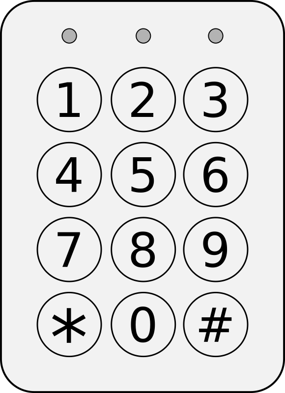 keypad-icon-design-template-isolated-royalty-free-vector