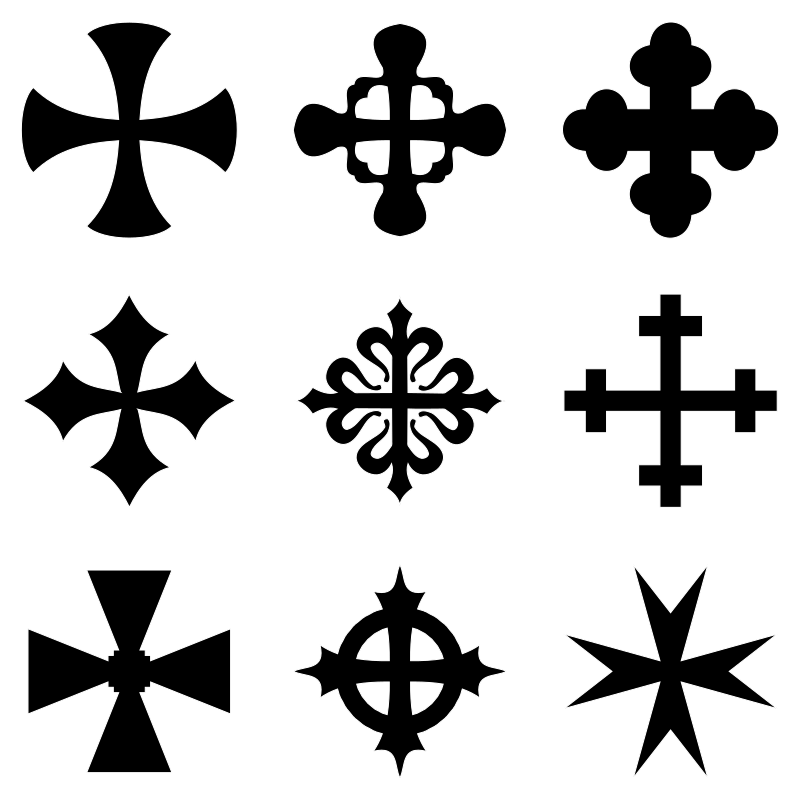 heraldic crosses