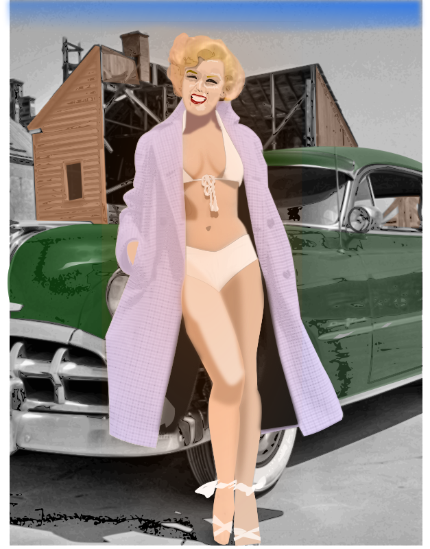 MARILYN MONROE - BIQUINI