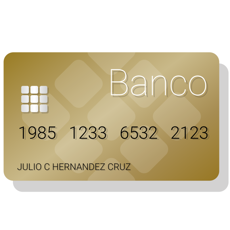 Credit card, tarjeta de crédito