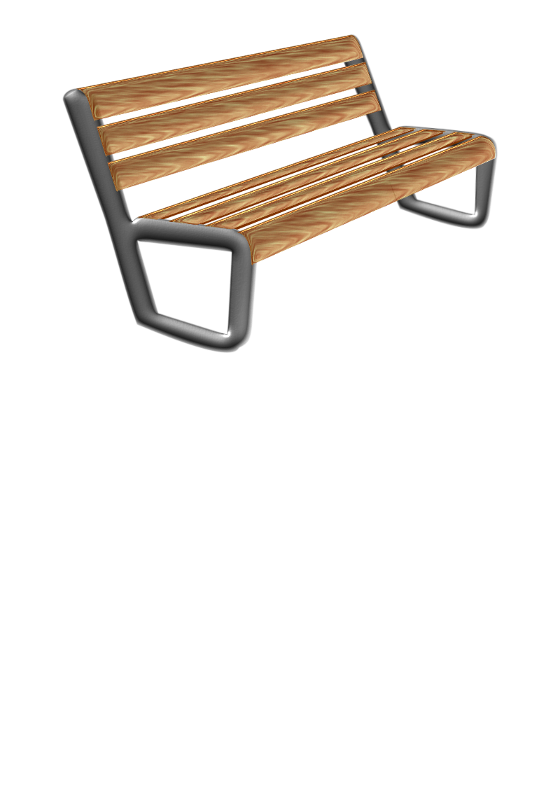 modern bench png