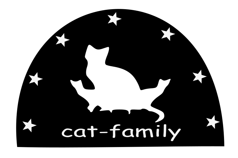 Cat-family-silhouette