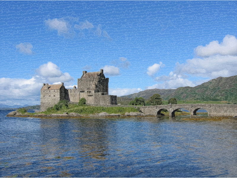 Eilean Donan Castle, Scotland, UK (Attempt 2)