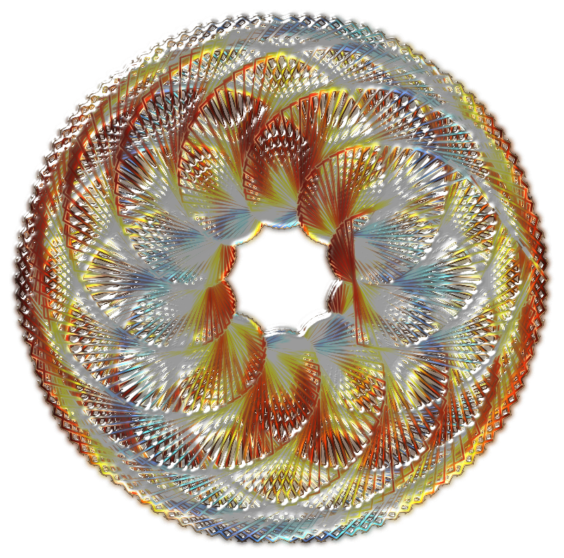 Colorful Spirograph Variation 2