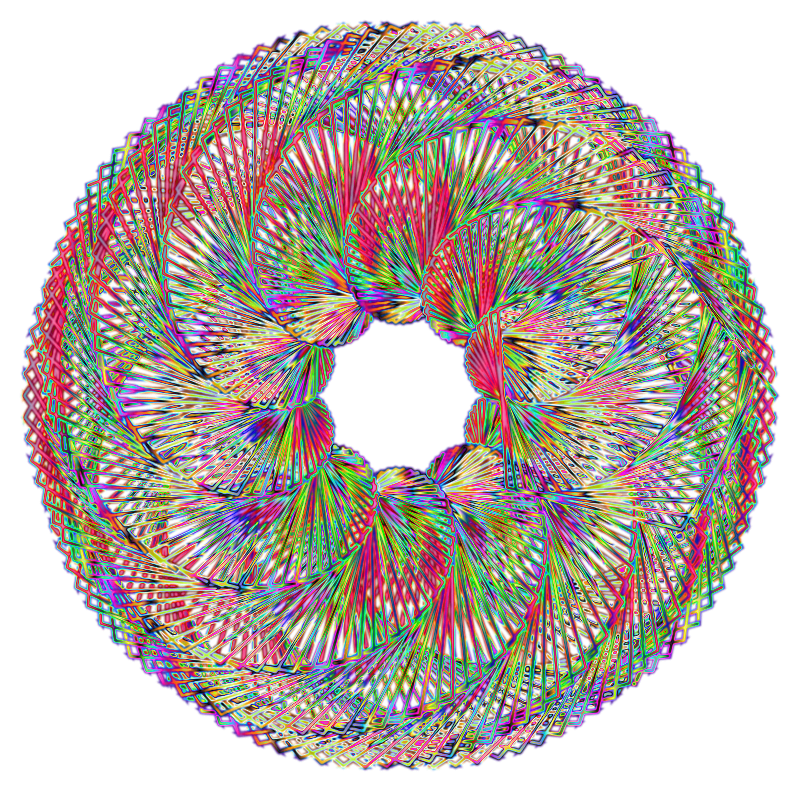 Colorful Spirograph Variation 3