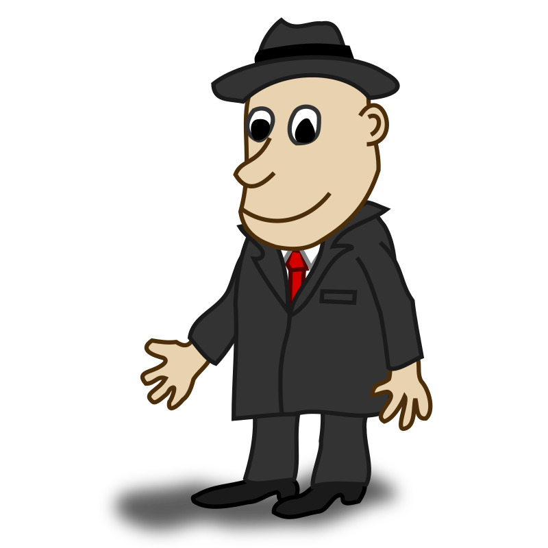 Comic characters: Businessman