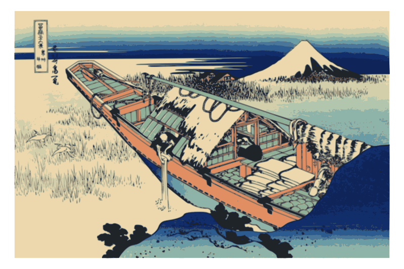 Hokusai-Mount Fuji-36-Views-19 - Openclipart