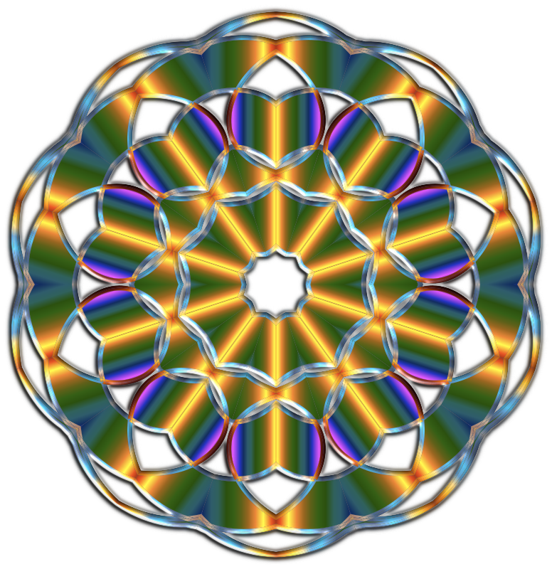 Iridescent Mandala