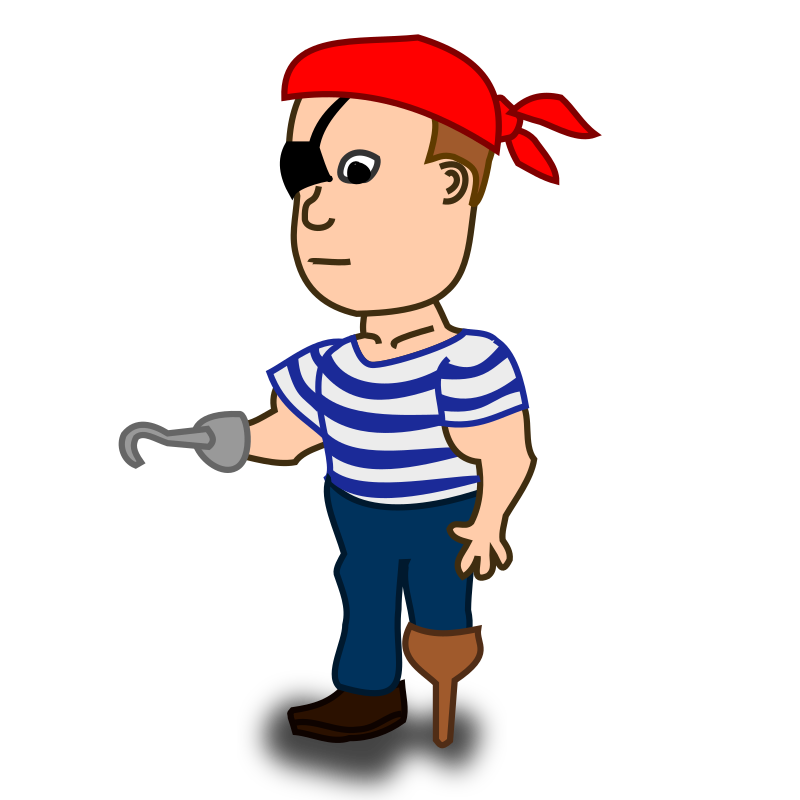 Comic characters: Pirate