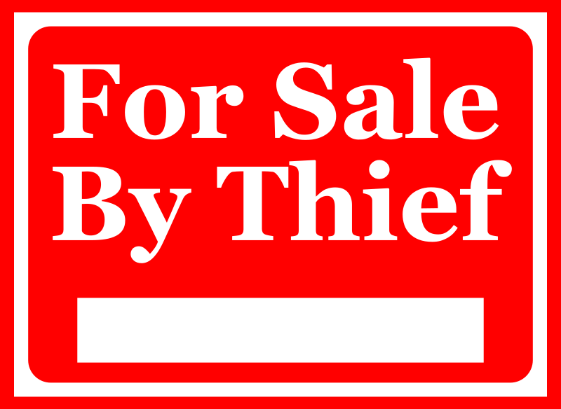 For Sale By Thief