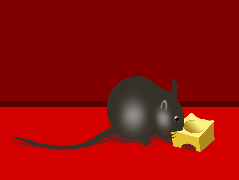 Mouse with cheese