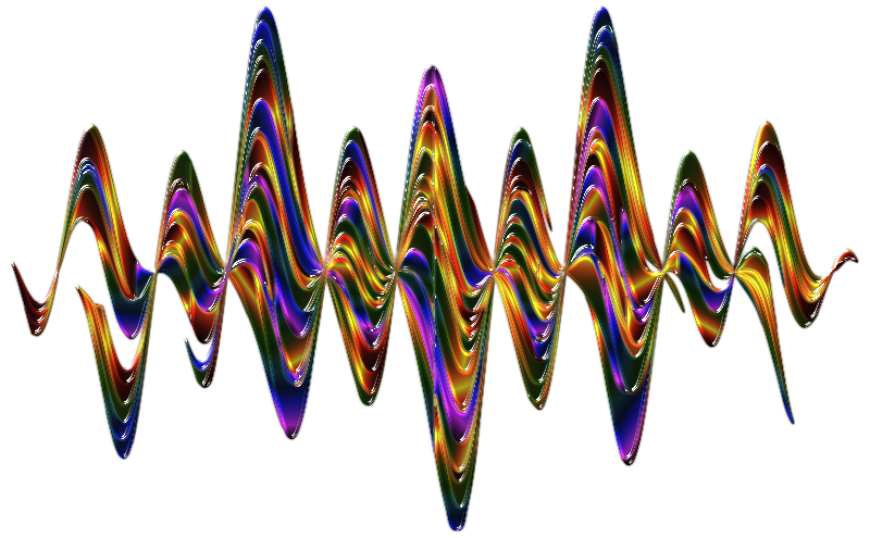 Abstract Rainbow Waves 2