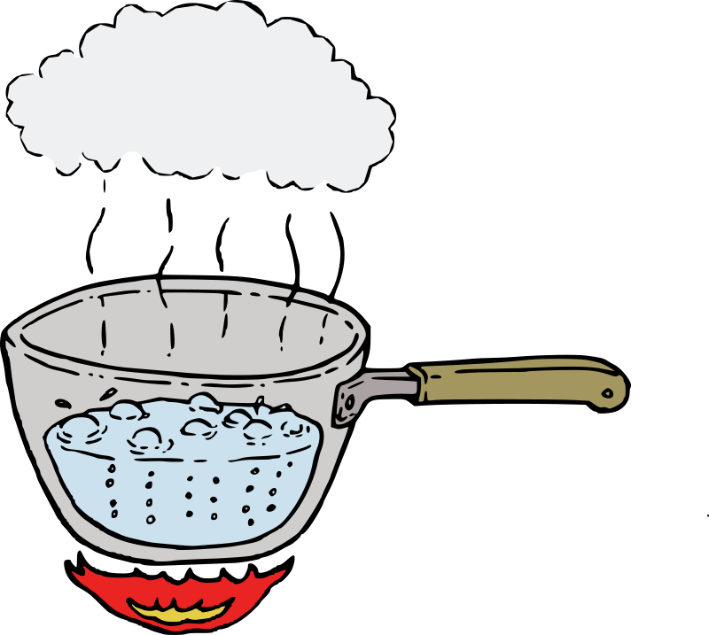 Boiling pot - Openclipart