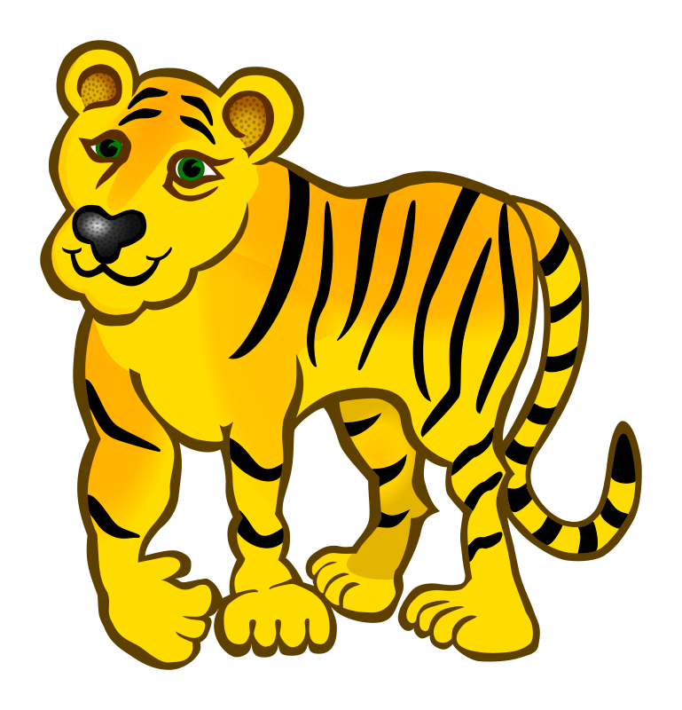 tiger - coloured