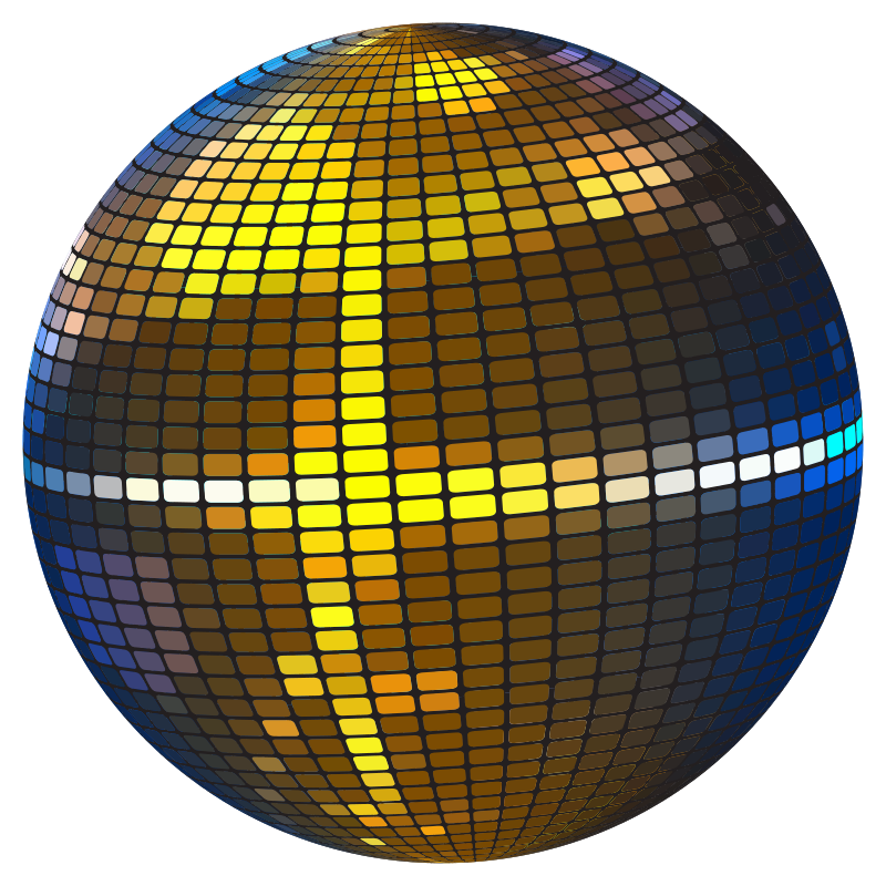 Colorful Disco Ball