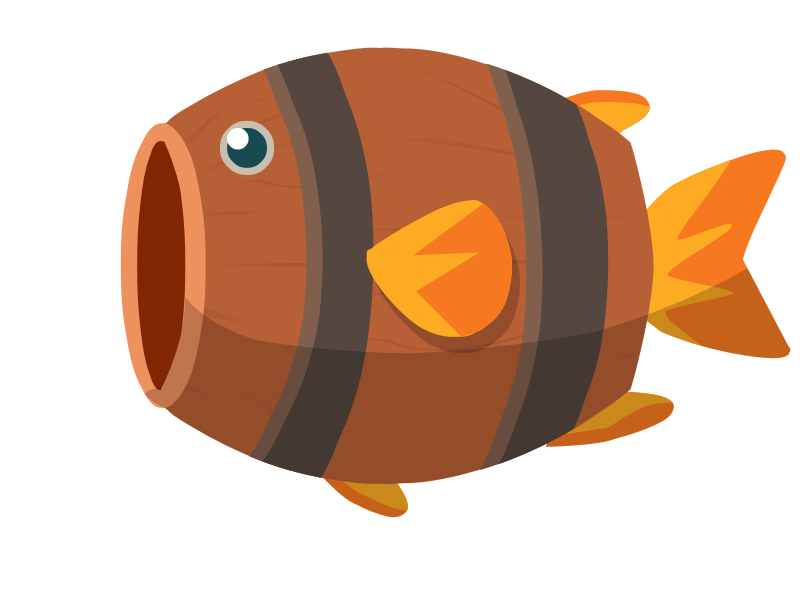 Barrel Fish's child Animation