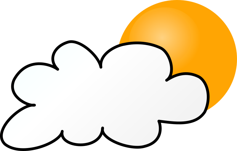 Weather Symbols: Cloudy Day simple