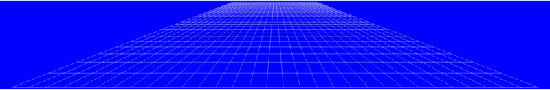 Perspective Grid Flat Blue