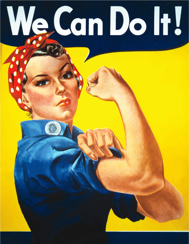We Can Do It Rosie The Riveter Poster