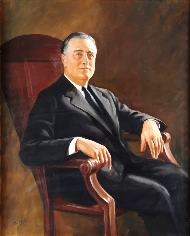 FDR (Franklin Delano Roosevelt) Portrait Painting