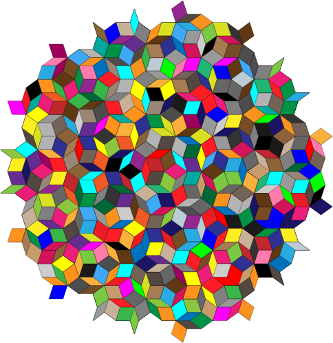 Colorful Penrose Tiles 
