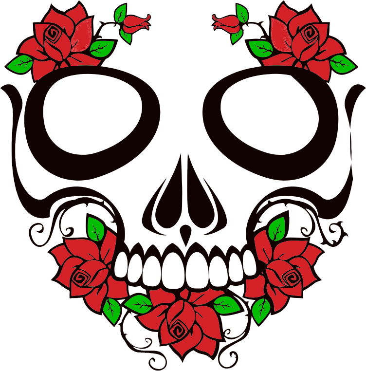 Skull And Roses