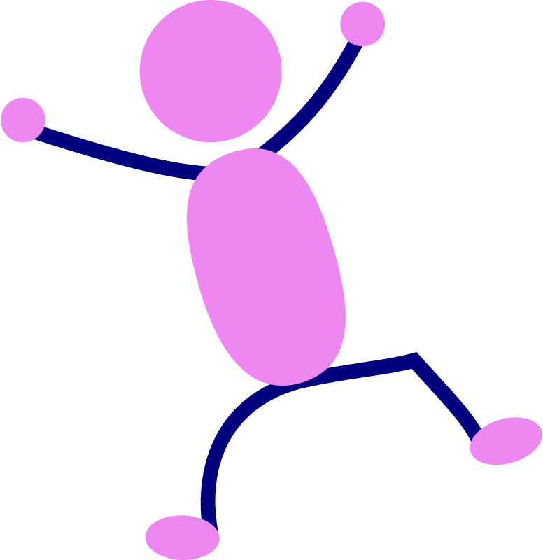 Stickwoman Jumping