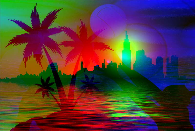 Colorful Cityscape