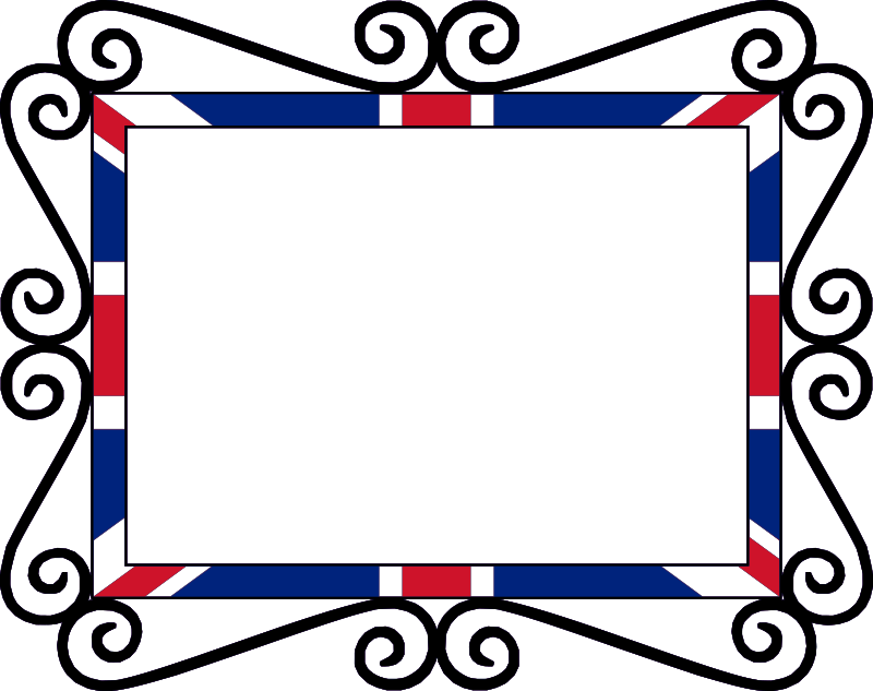 UK Union Flag frame