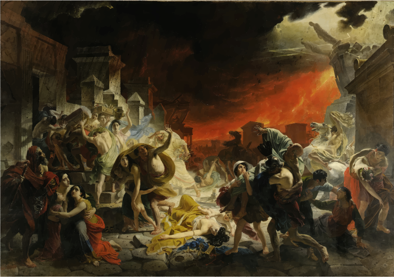 The Last Day Of Pompeii By Karl Brullov