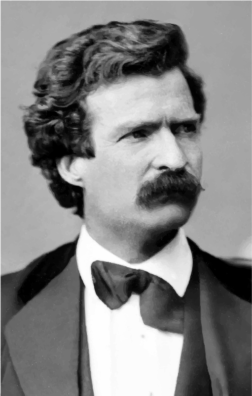 Young Mark Twain Portrait Feb 7 1871