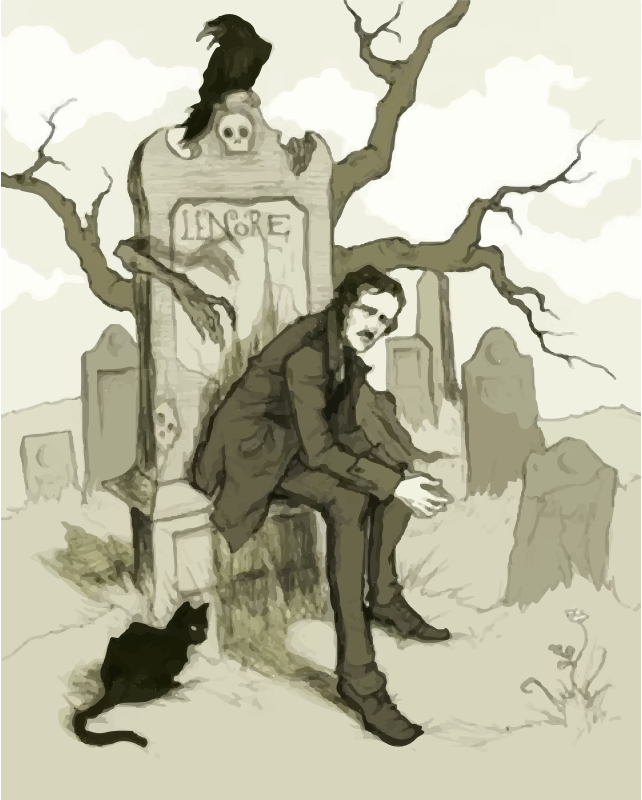 Edgar Allan Poe Illustration