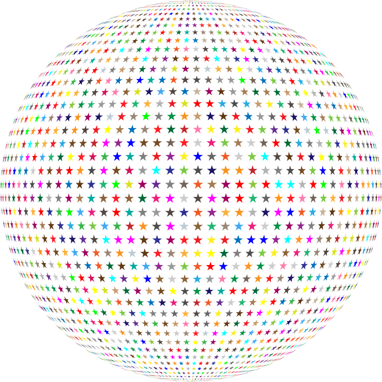 Colorful Stars Sphere