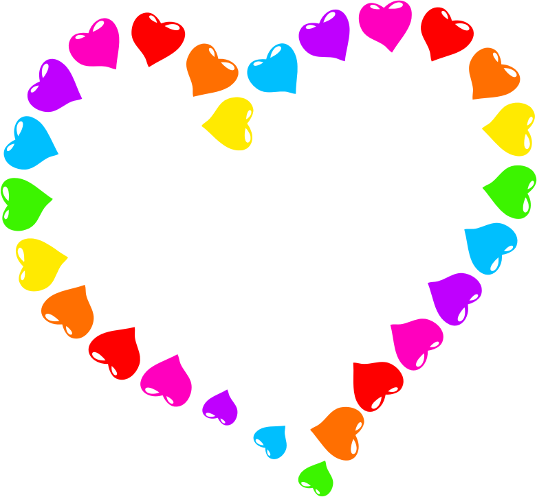 Rainbow Heart Openclipart